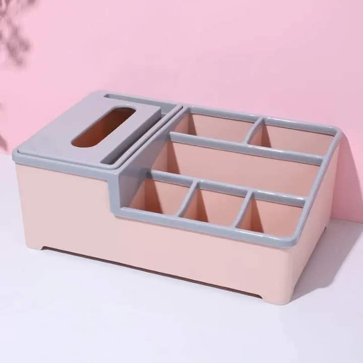 Multifunctional Desktop Tissue Storage Box