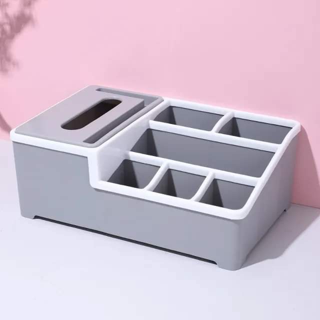 Multifunctional Desktop Tissue Storage Box