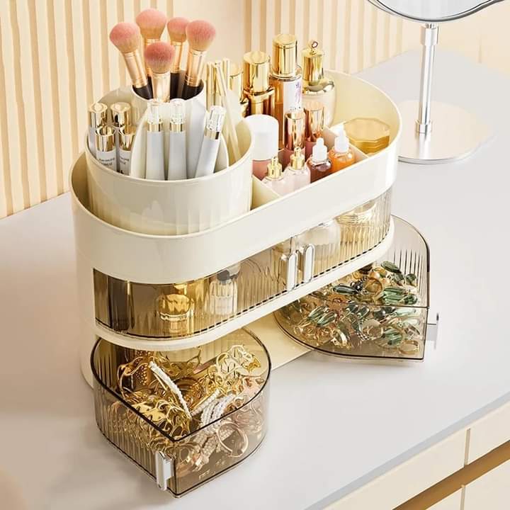 Large Capacity Desktop Cosmetics And Jewellery Organizer