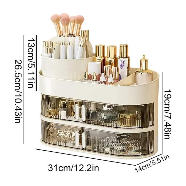 Large Capacity Desktop Cosmetics And Jewellery Organizer