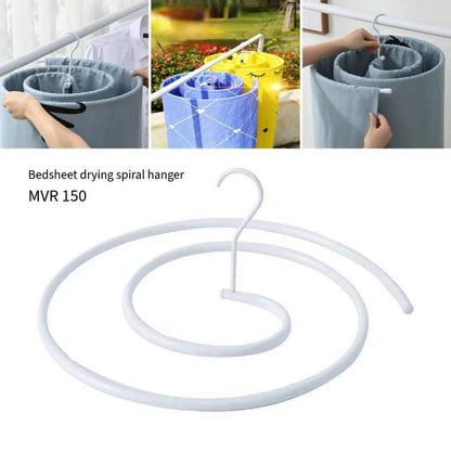 Spiral Hanger For Bedsheets