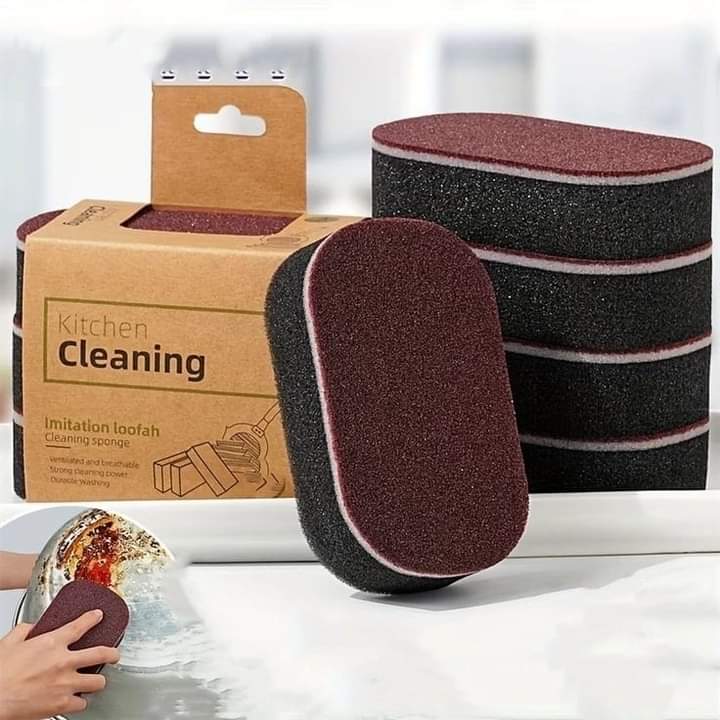 Double Sided Thickened Dishwashing Sponge (Pair)