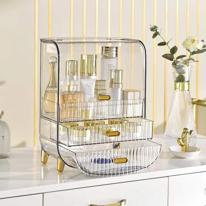 Large Capacity Transparent Cosmetics Organizer