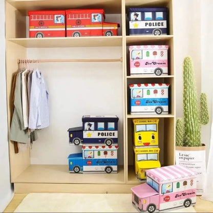 Bus Design Toy Storage Box