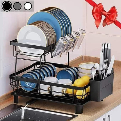 2 Tier Dish Drying Rack