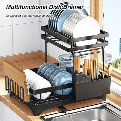 2 Tier Dish Drying Rack