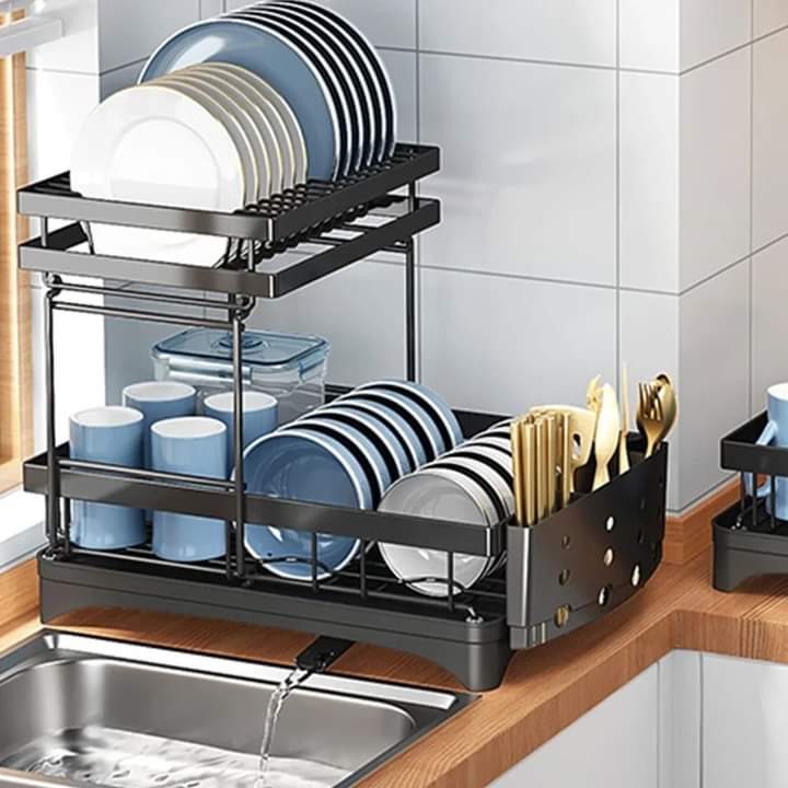 2 Tier Dish Drying Rack