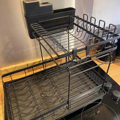 2 Tier Dish Drying Rack