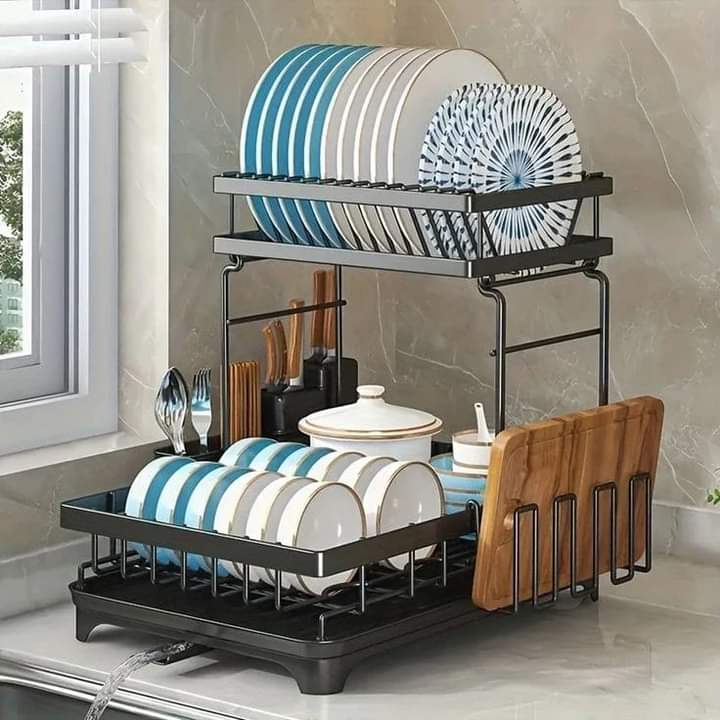 2 Tier Dish Drying Rack