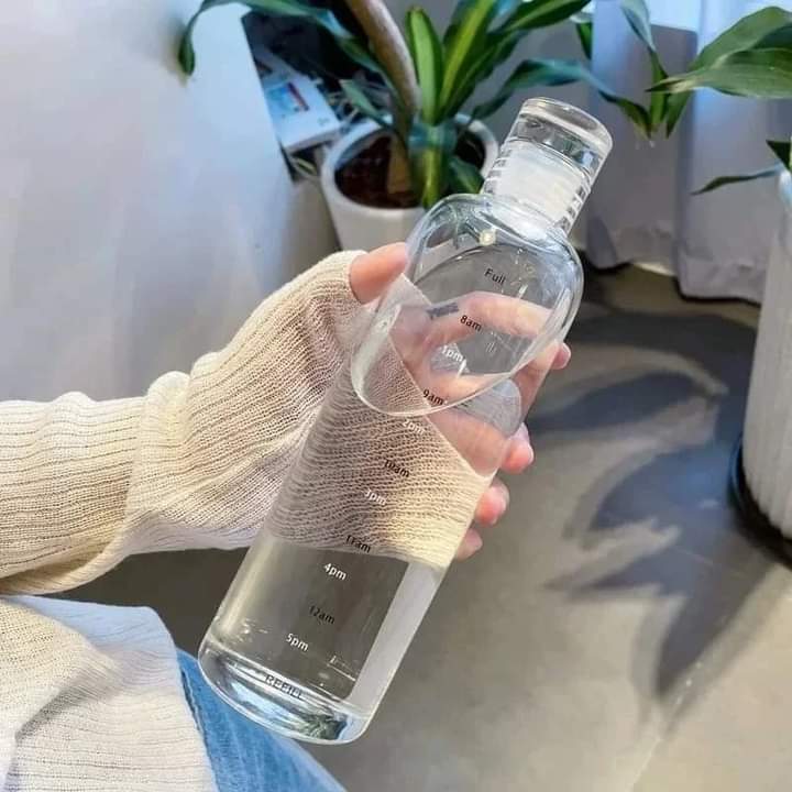 Glass Water Bottle