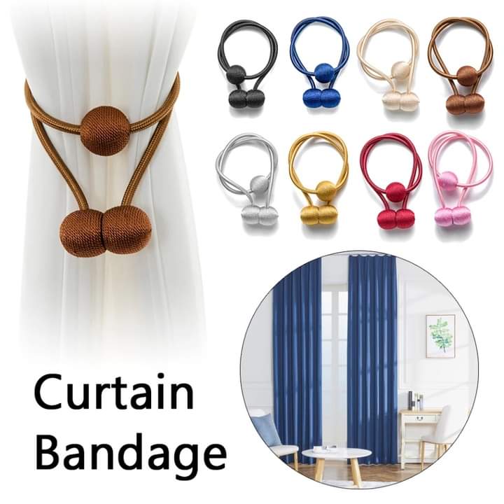 Magnetic Curtain Clip Holder (2Pcs)