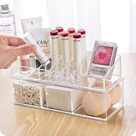 Acrylic Cosmetics And Multifunctional Organizer