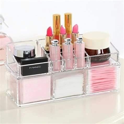 Acrylic Cosmetics And Multifunctional Organizer