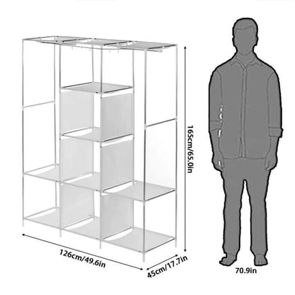 Large Capacity Foldable Cupboard