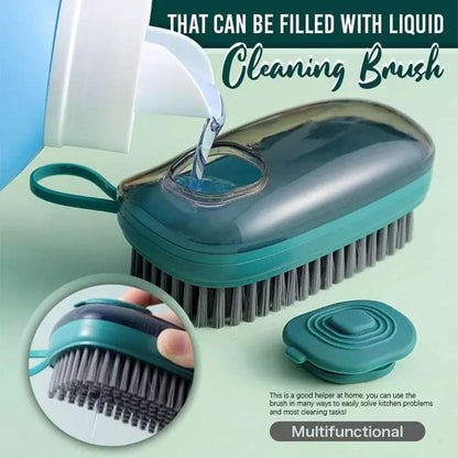 Liquid Soap Dish Washing Cleaning Brush