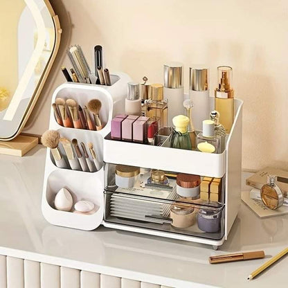 Luxury Cosmetics Organizer With Brush Holder