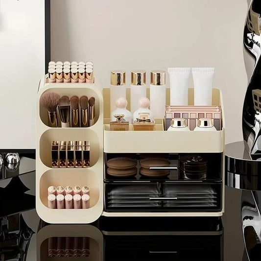 Luxury Cosmetics Organizer With Brush Holder