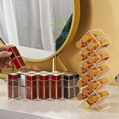 16 Grid Acrylic Lipstick Organizer