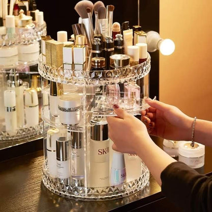 Rotating Cosmetics Storage Organizer