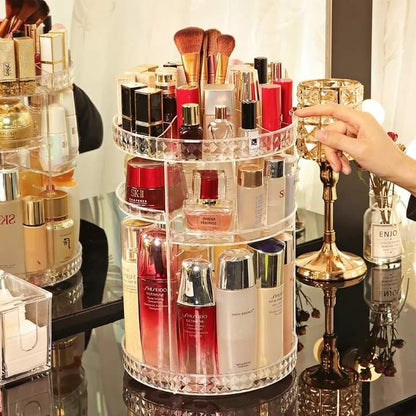 Rotating Cosmetics Storage Organizer