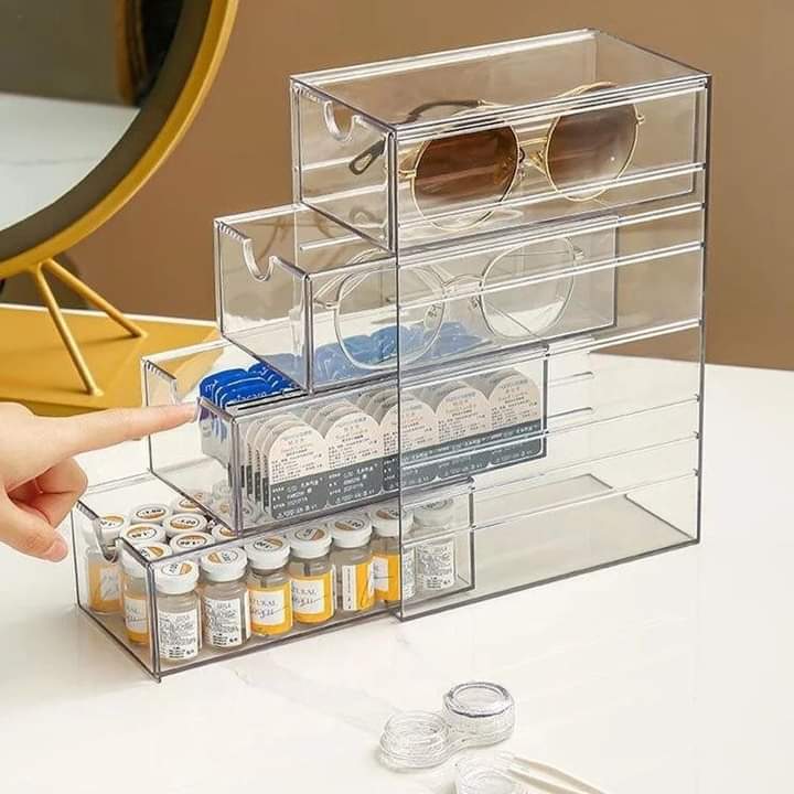 4 Layer Acrylic Drawer Storage Box