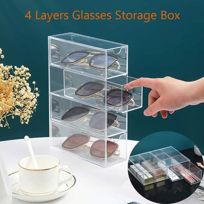 4 Layer Acrylic Drawer Storage Box