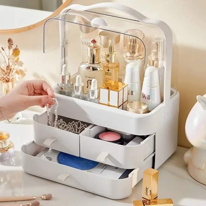 Cosmetic Organizer With Drawer