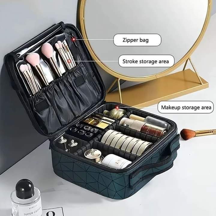 Double Layer Portion Cosmetic Bag