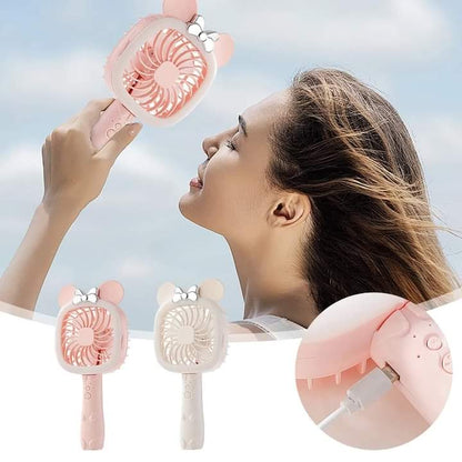 Cartoon Handheld Mini Portable Fan