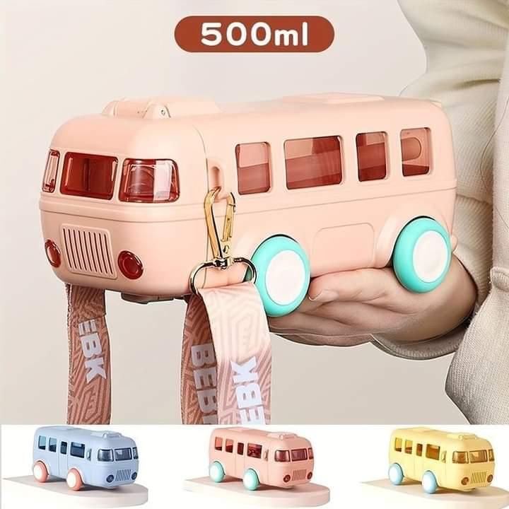 Bus Style Kids Water Bottle