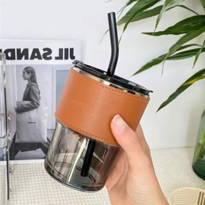 Creative Straw Glass Mug