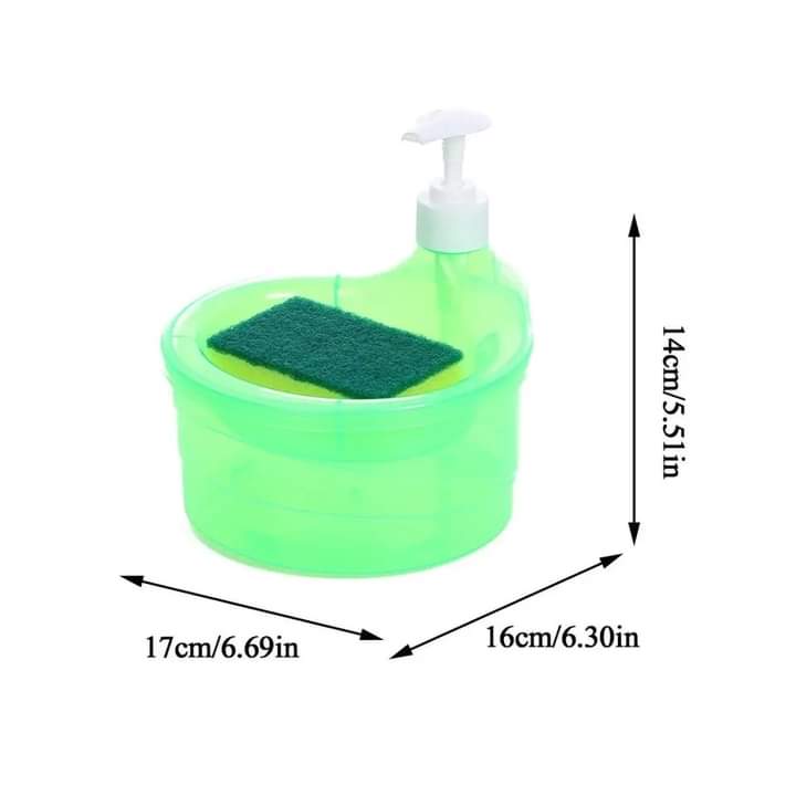 Soap Dispenser And Scrubber Holder