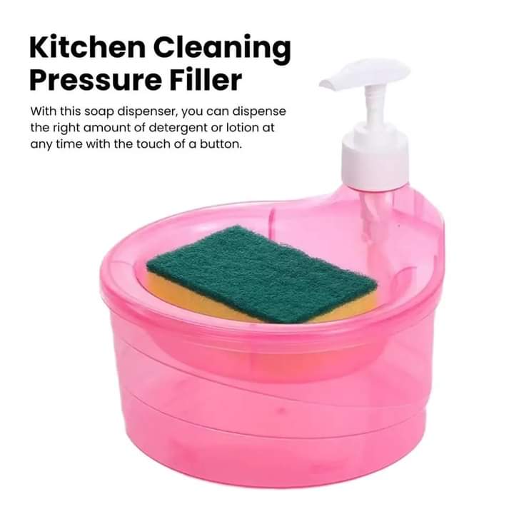 Soap Dispenser And Scrubber Holder