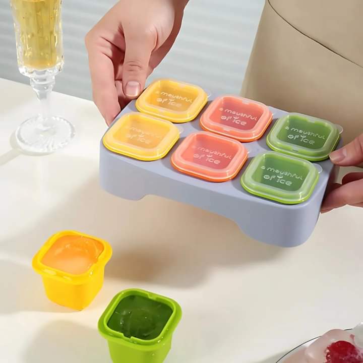 Rectangle Ice Block Storage With Lid