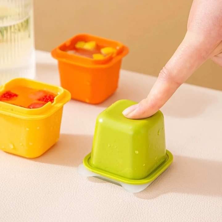 Rectangle Ice Block Storage With Lid