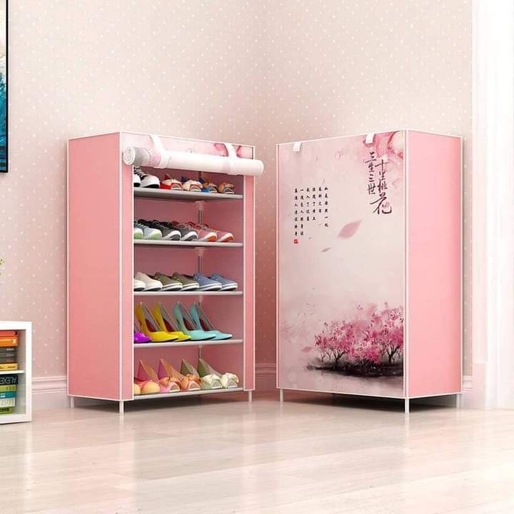 5 Layers Printed Shoes Rack