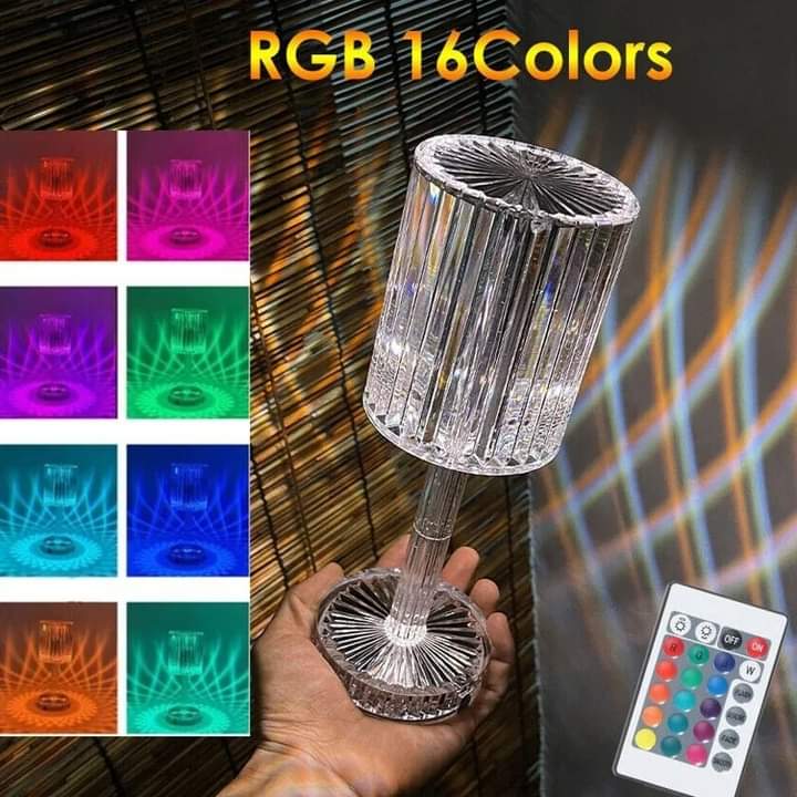 Rechargeable Led Crystal Lamp