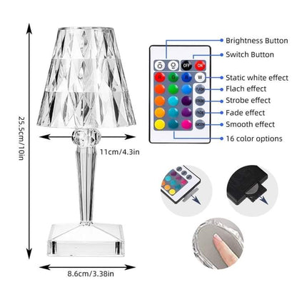 Rechargeable Crystal Lamp