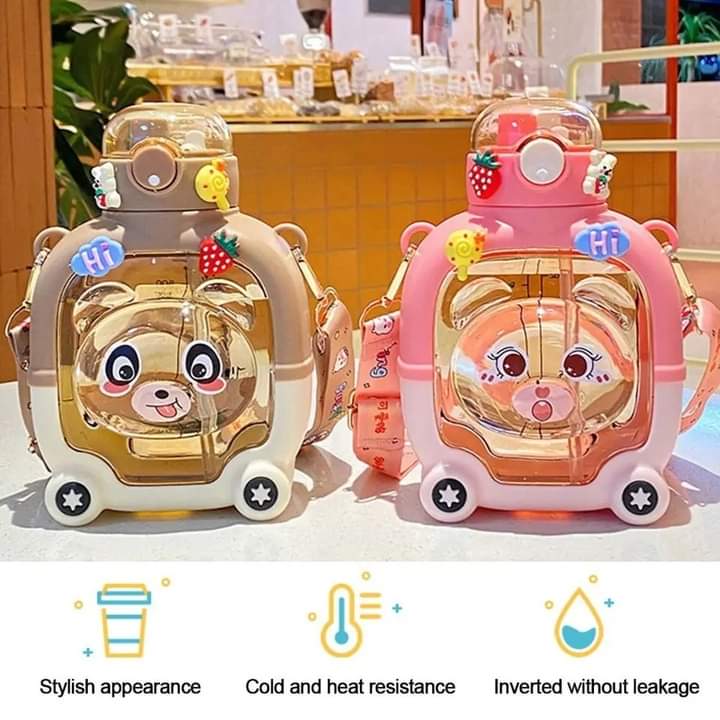 Cute Bear Kids Water Bottle (1 Liter)