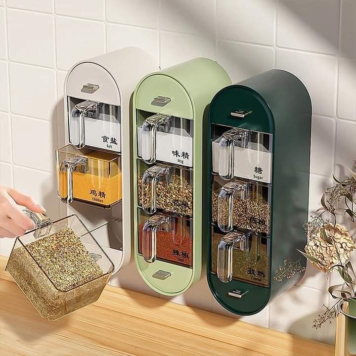 Wall Mounted Spice Jar