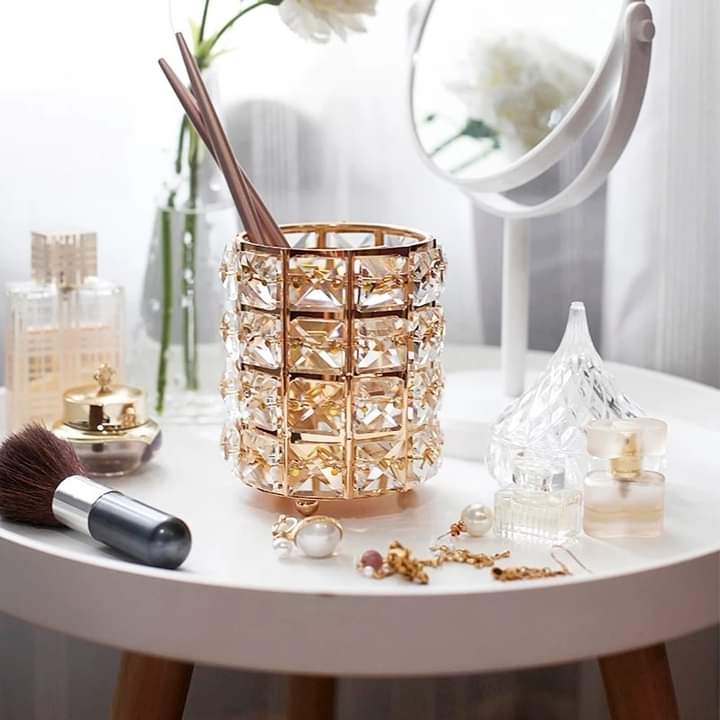 Crystal Makeup Brush Holder