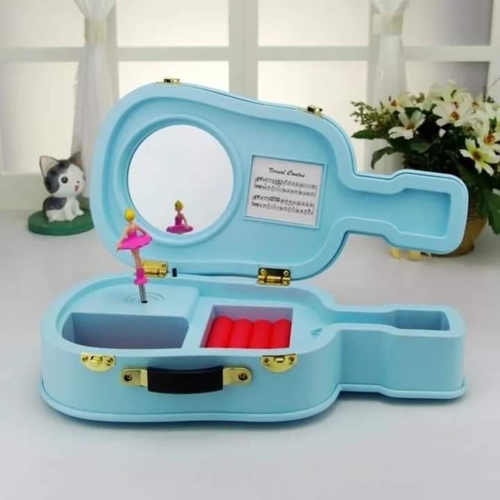 Guitar Violin Shape Jewellery Box