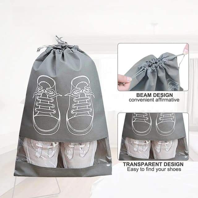 Non-Woven Fabric Shoe Bag (1Pc)