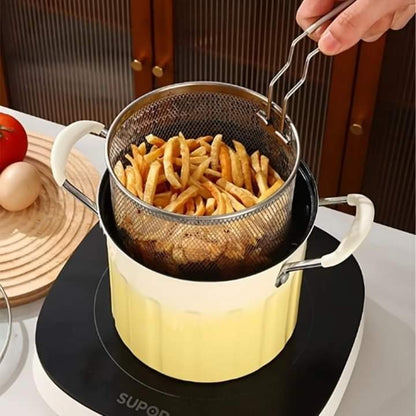 3L Deep Frying Pot With Lid