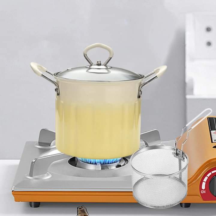 3L Deep Frying Pot With Lid