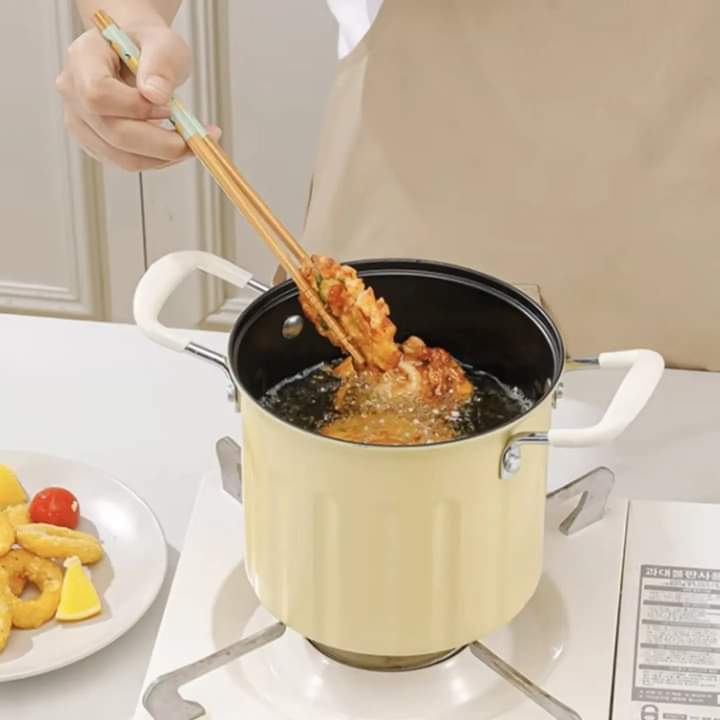 3L Deep Frying Pot With Lid