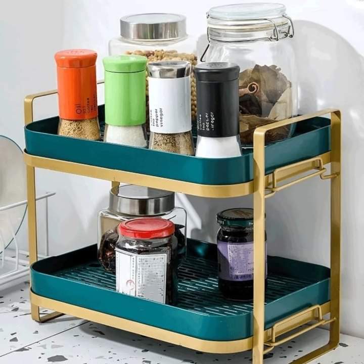 Luxury 2 Tier Drain Storage Rack