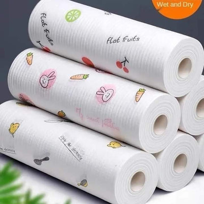 Reusable 50 Sheets Tissue Roll