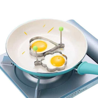 4 Pcs Egg Shaper Stainless Steel