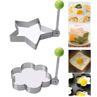 4 Pcs Egg Shaper Stainless Steel